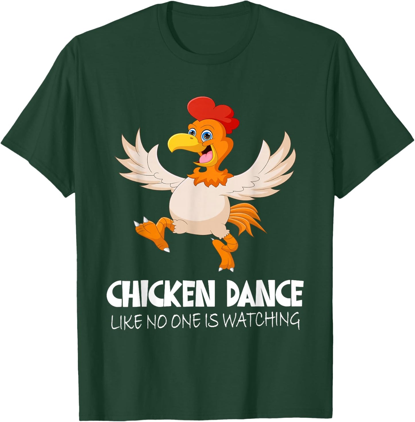 Chicken Dance Like No One Is Watching, Farm Boys Girls Dab T-Shirt - T-Shirt | Forest