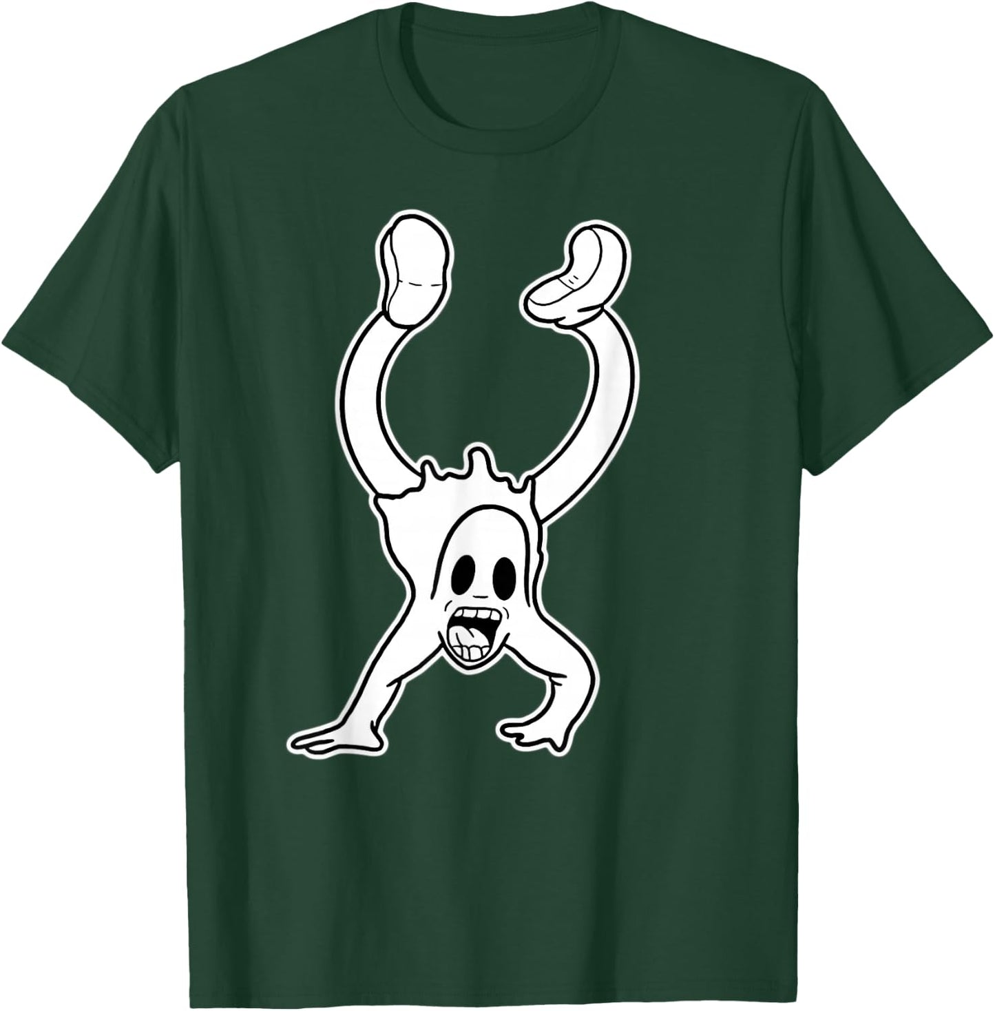 Spooky Ghost Clown Koko Handstand Vintage Cartoon T-Shirt - T-Shirt | Forest