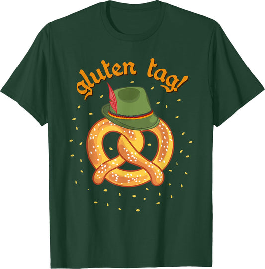 Gluten Tag Oktoberfest Funny Beer Drinking T-Shirt - T-Shirt | Forest