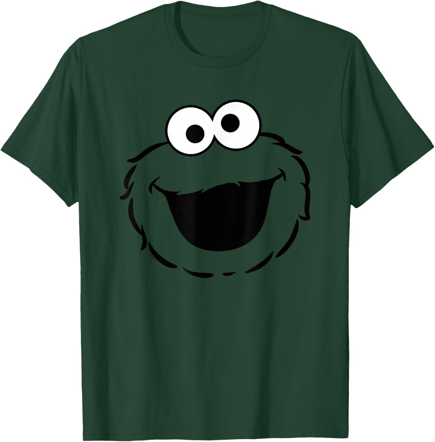 Sesame Street Cookie Monster Full Face Halloween Costume T-Shirt - T-Shirt | Forest