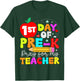 Funny First Day Of Pre-k Pray For My Teacher Back To School T-Shirt - T-Shirt | Forest