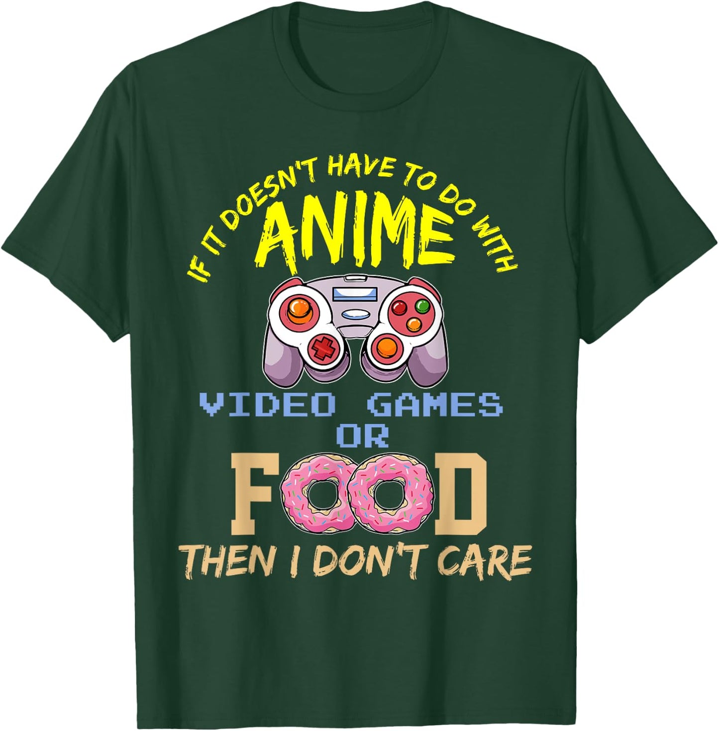 Anime Video Gaming Gamer T-Shirt - T-Shirt | Forest