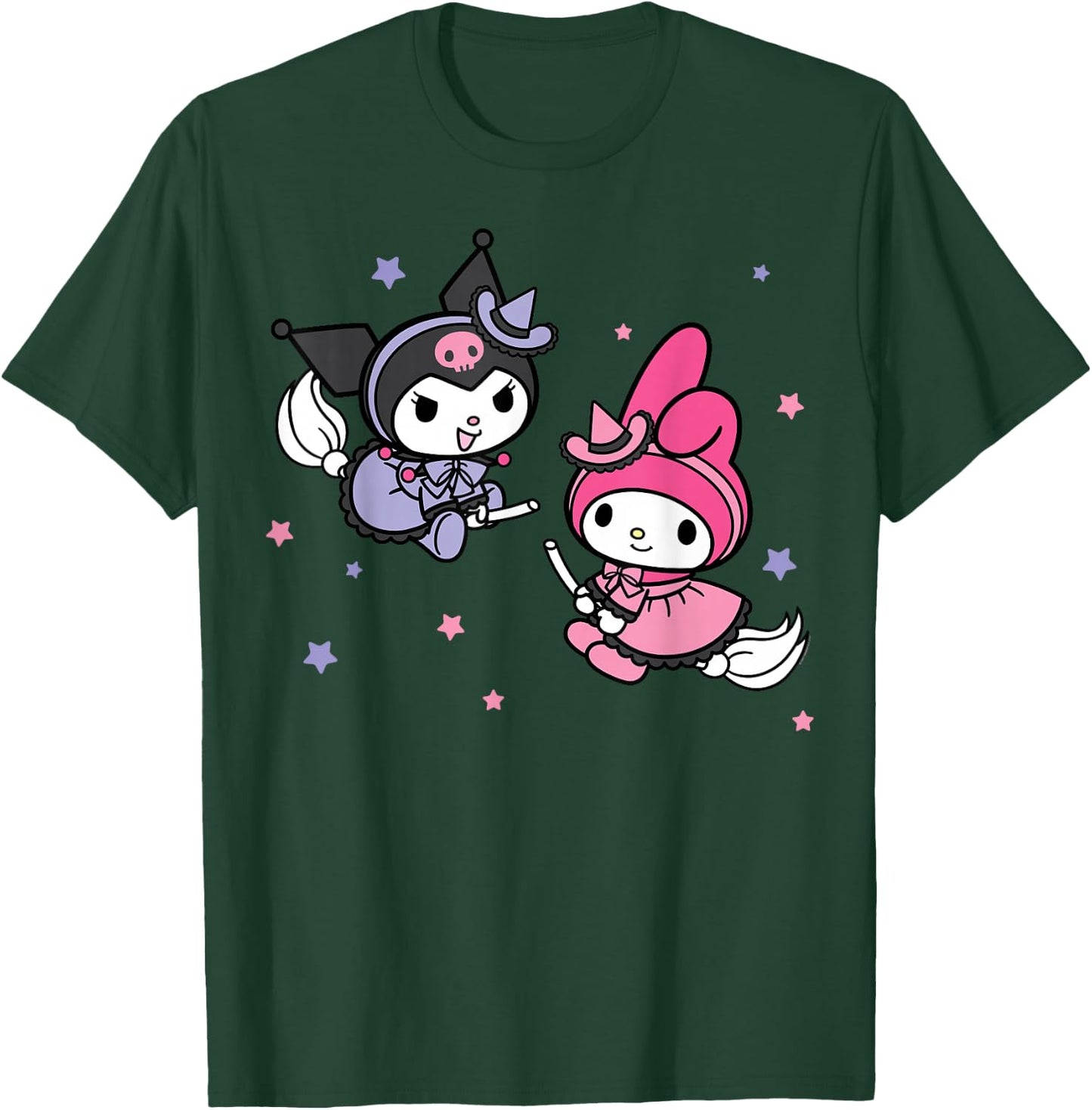 My Melody Kuromi Little Witches Halloween T-Shirt - T-Shirt | Forest