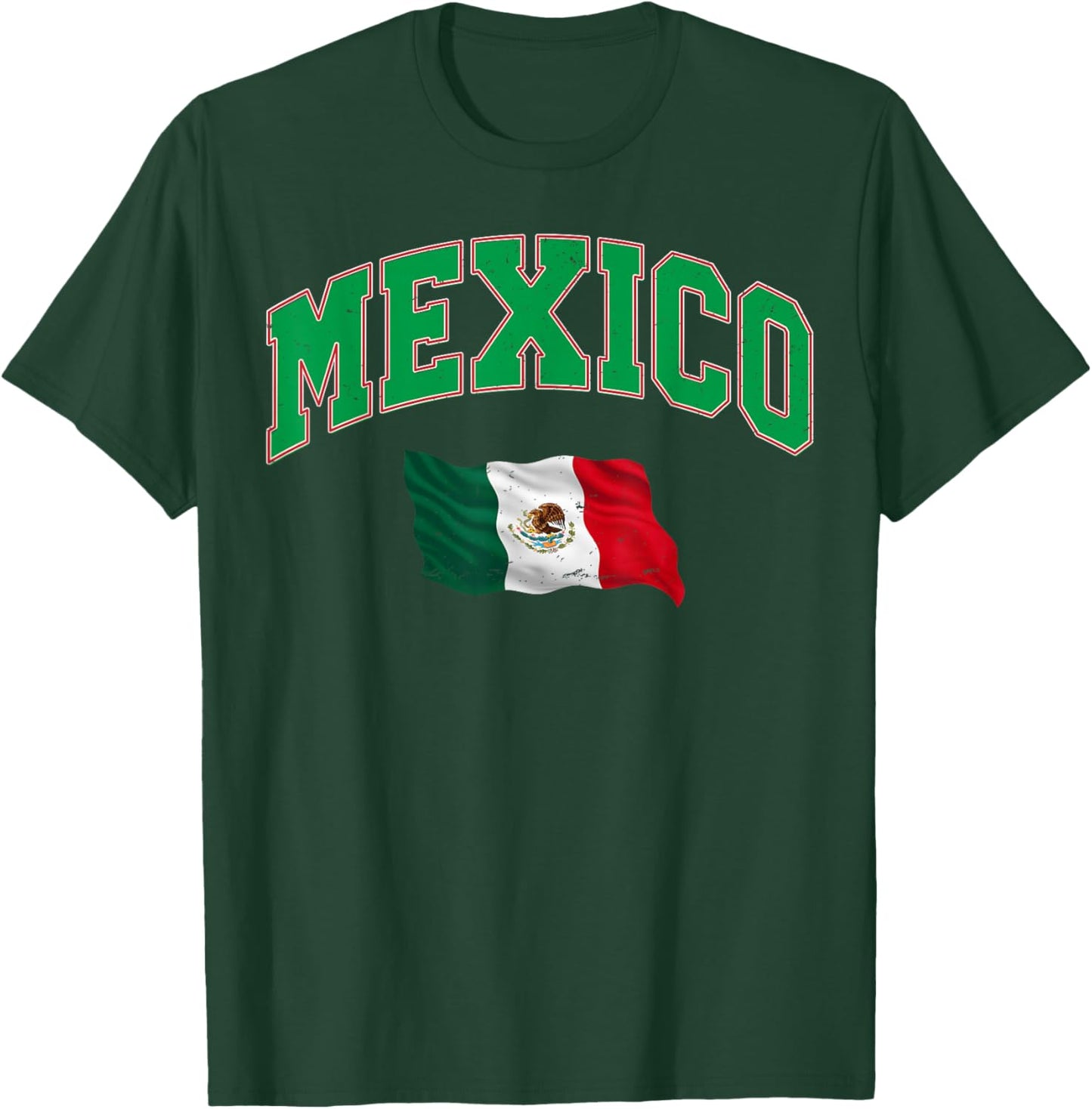 Mexico Flag Shirt - Proud Mexican Women Men Kids Mexico T-Shirt - T-Shirt | Forest