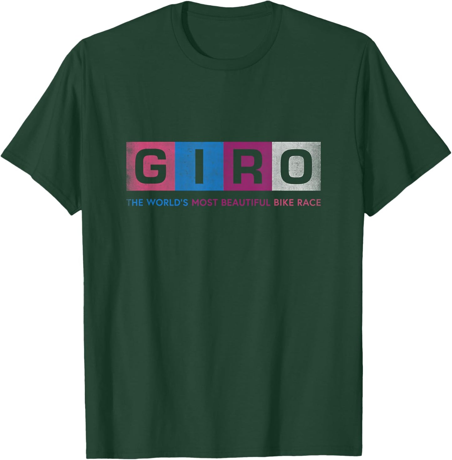 Giro D' Italia The World's Most Beautiful Bike Race T-Shirt - T-Shirt | Forest