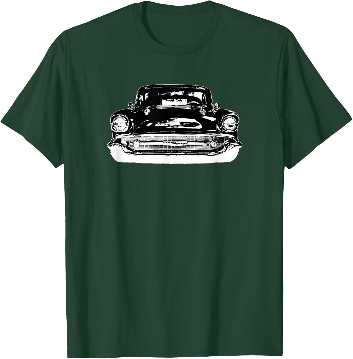 1957 Classic Tri Five Car T-Shirt - T-Shirt | Forest