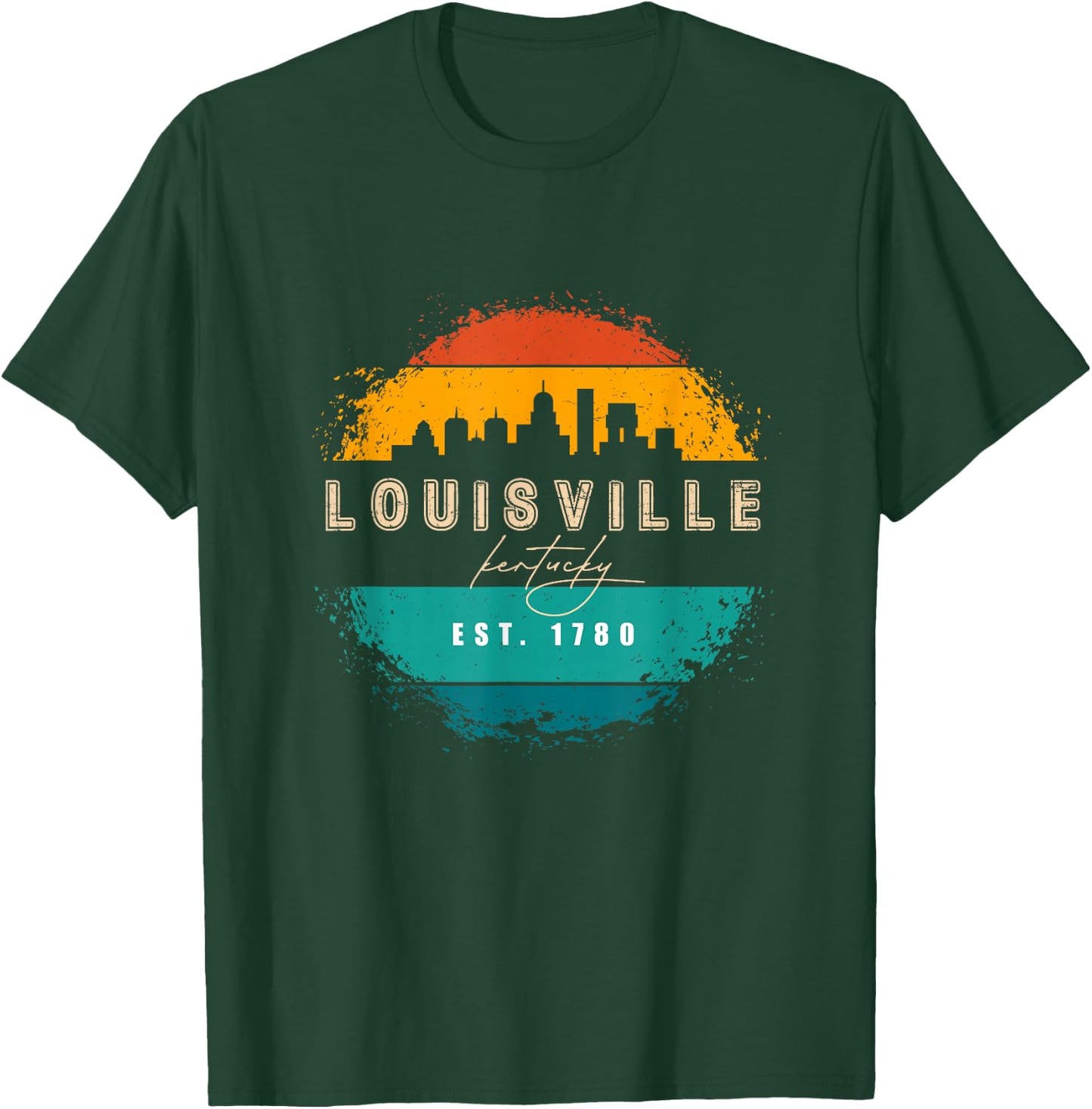 City of Louisville Kentucky T-Shirt - T-Shirt | Forest