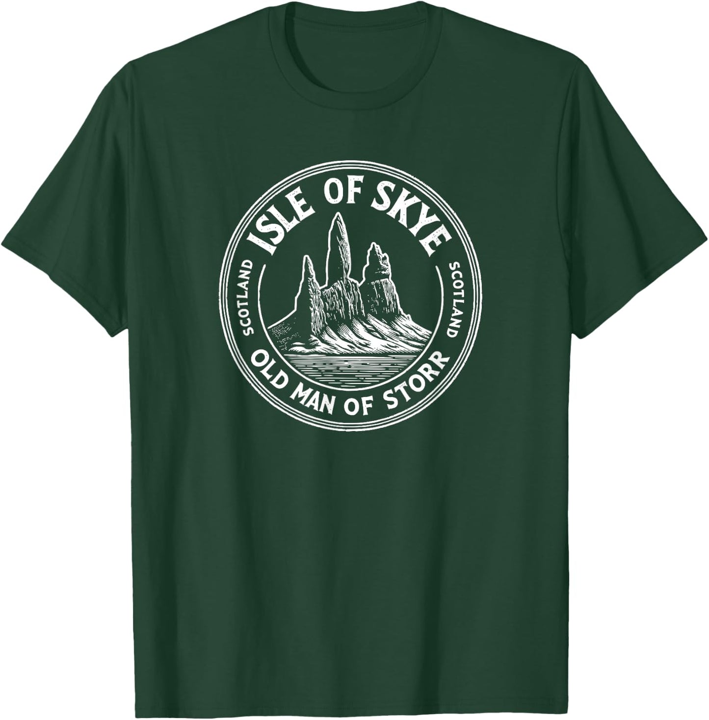 Isle of Skye Scotland Old Man of Storr Formation T-Shirt - T-Shirt | Forest