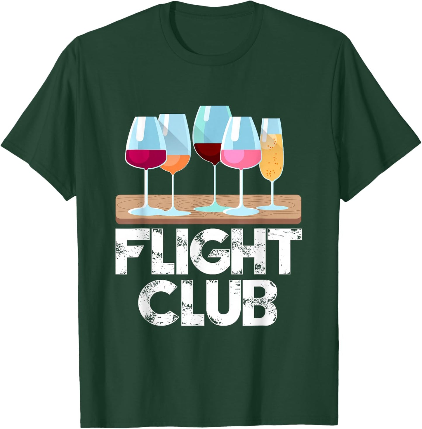 Flight Wine Club FOMO Wine Tasting Sample rose red white T-Shirt - T-Shirt | Forest