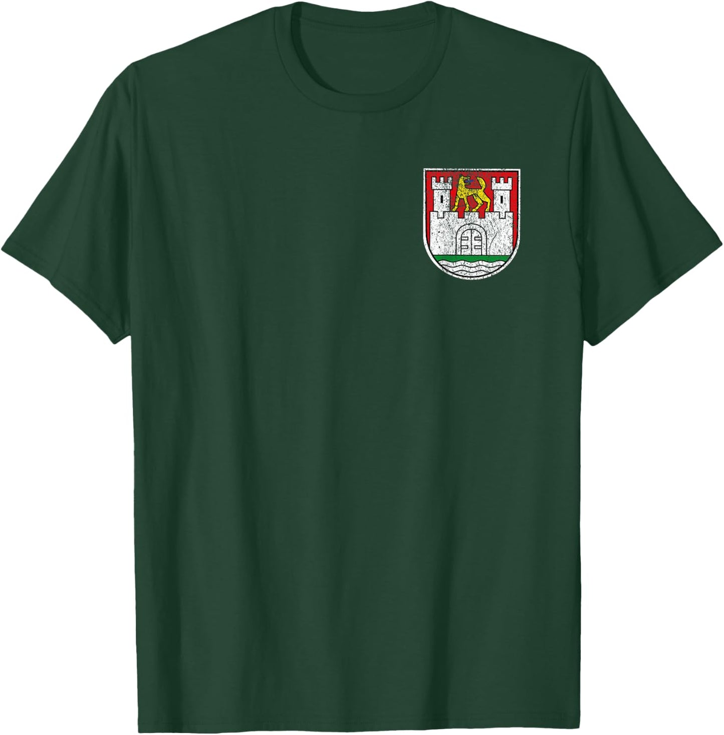 Deutschland Wolfsburg Germany (2 Sided) T-Shirt - T-Shirt | Forest