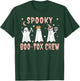 Ghost Spooky Boo-tox Crew Aesthetic Nurse Injector Halloween T-Shirt - T-Shirt | Forest