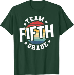 Back To School 5th Grade Teacher Student Team Fifth Grade T-Shirt - T-Shirt | Forest