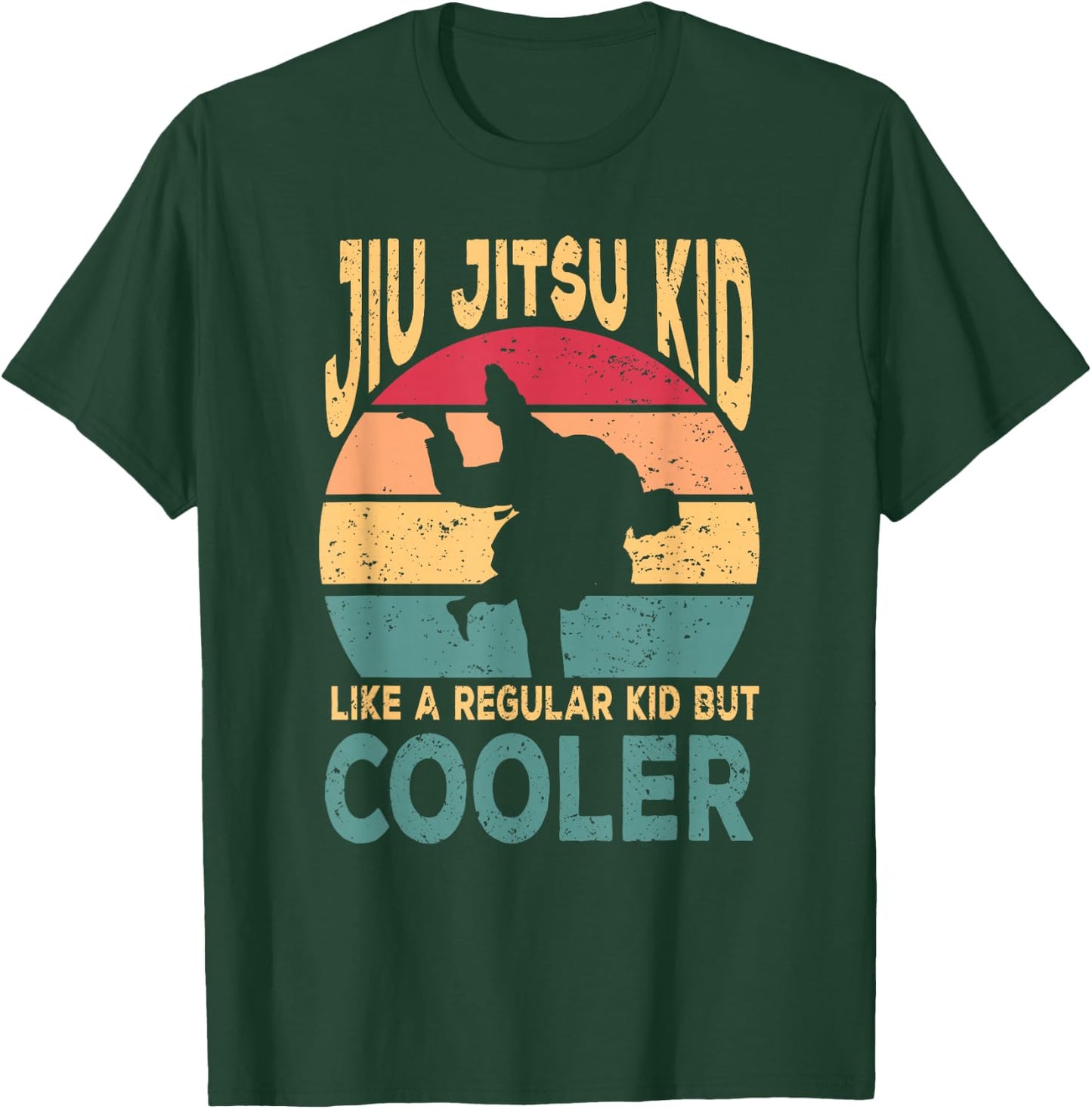 Funny Jiu Jitsu Kid Martial Art BJJ T-Shirt - T-Shirt | Forest