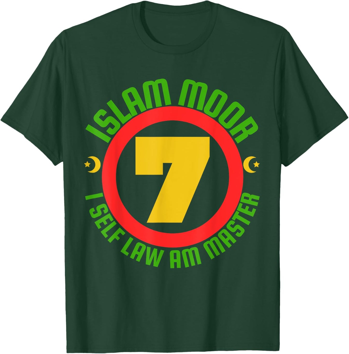 Moorish American Islam Moor T-Shirt - T-Shirt | Forest