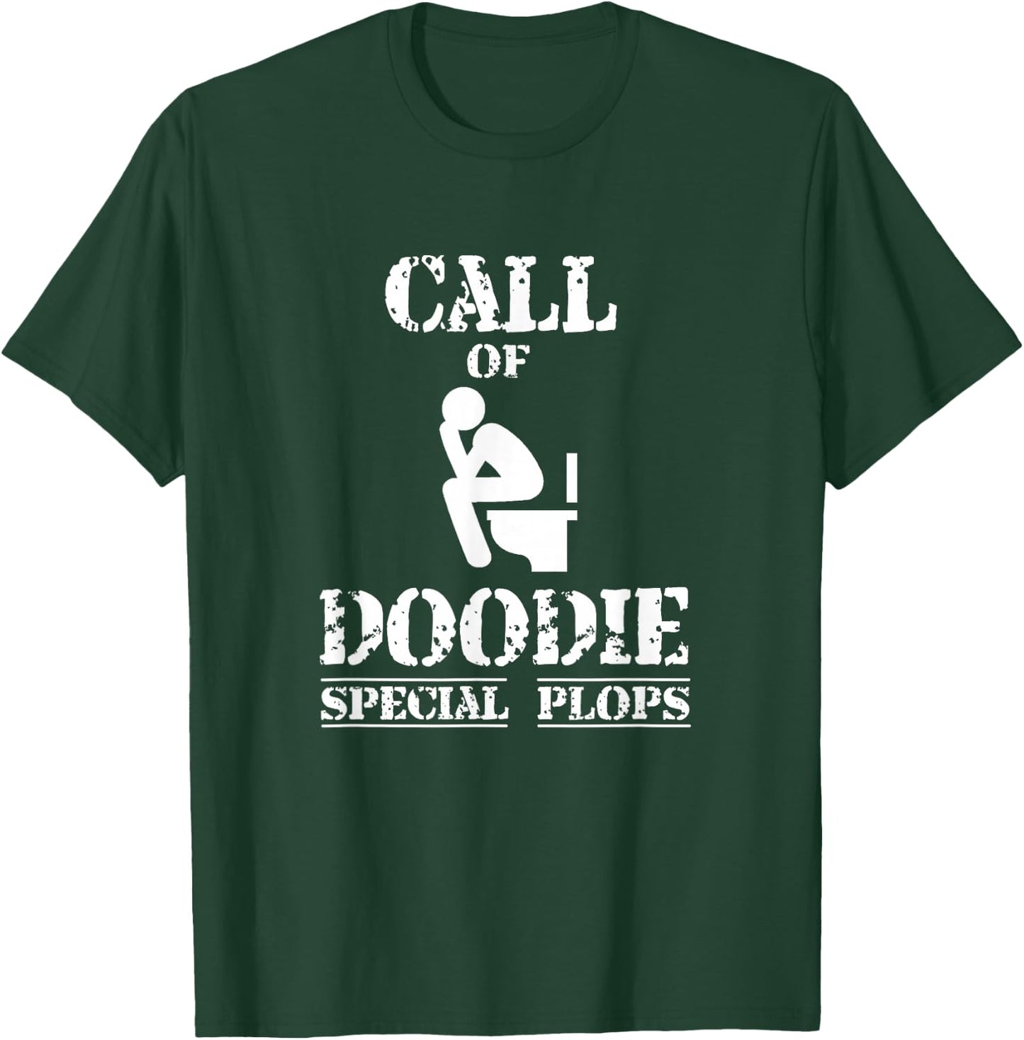 Call Of Doodie Special Plops War Duty T-Shirt - T-Shirt | Forest