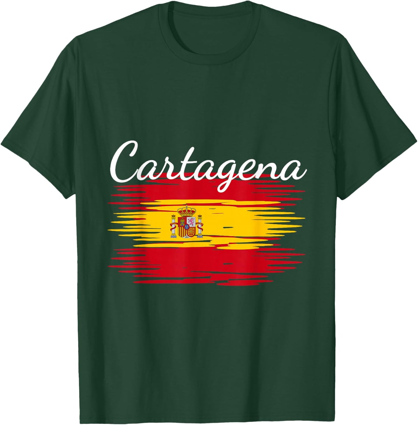 Cartagena Spain Flag Espana Espanol Matching Spanish T-Shirt - T-Shirt | Forest