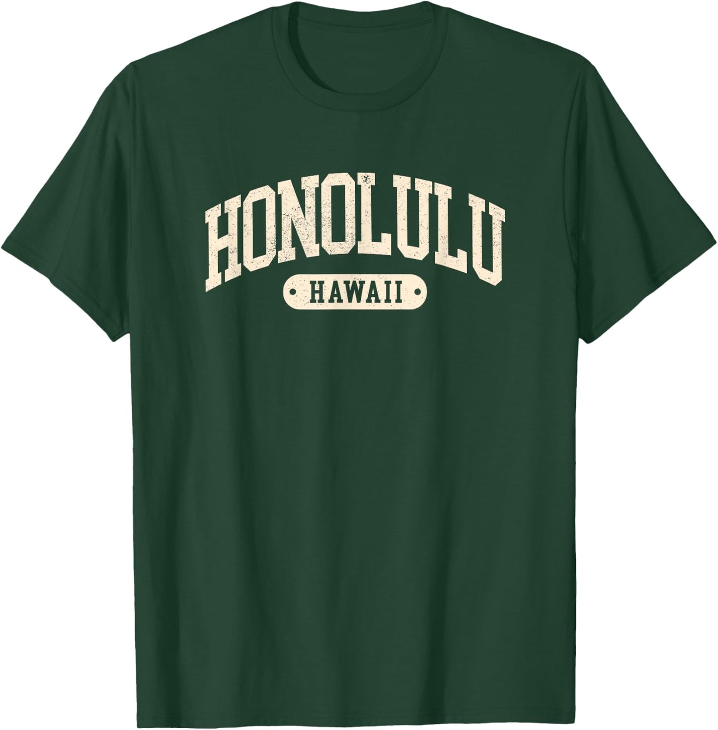Vintage Honolulu Hawaii Retro Throwback Souvenir T-Shirt - T-Shirt | Forest