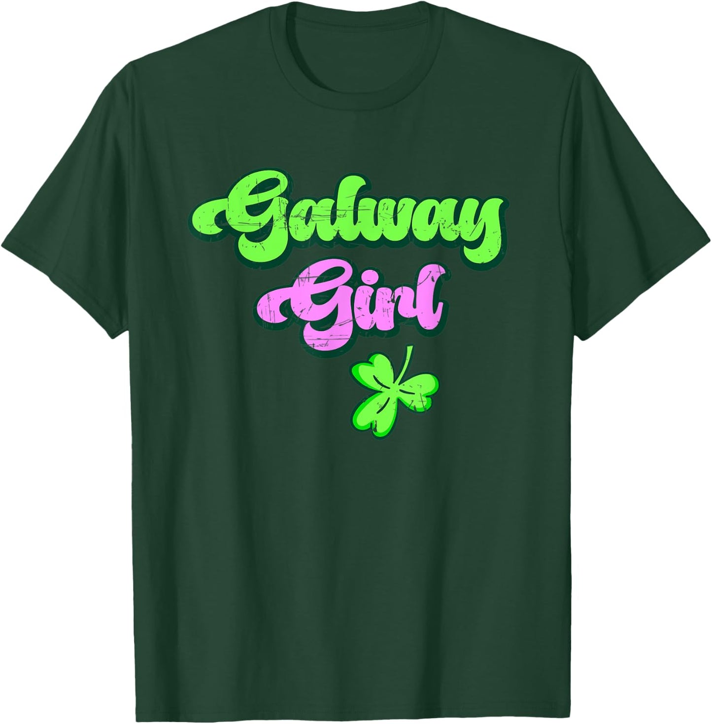 Galway Girl Drinking St Patricks Drink Paddys Day Team T-Shirt - T-Shirt | Forest