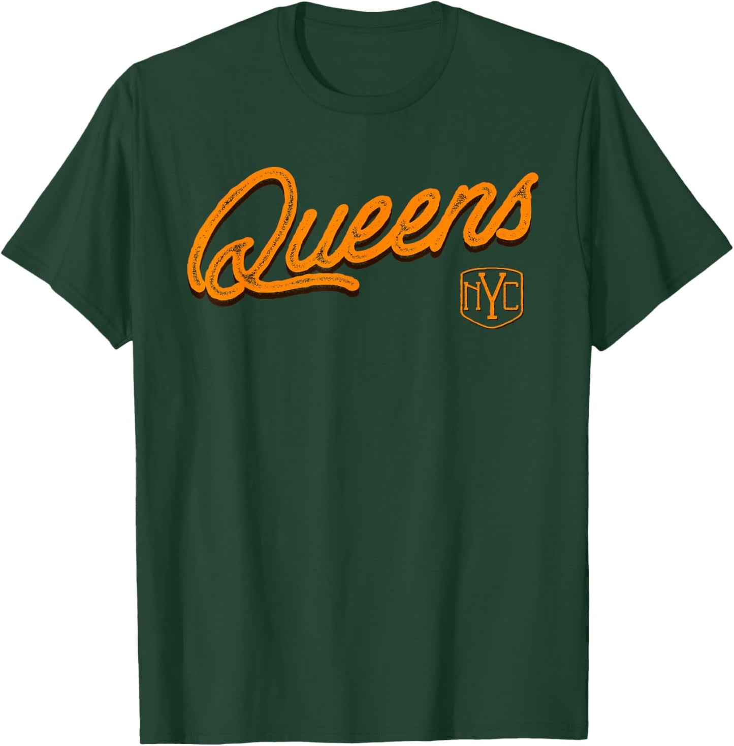 Retro Vintage Queens NY Designer Youth T-Shirt - T-Shirt | Forest