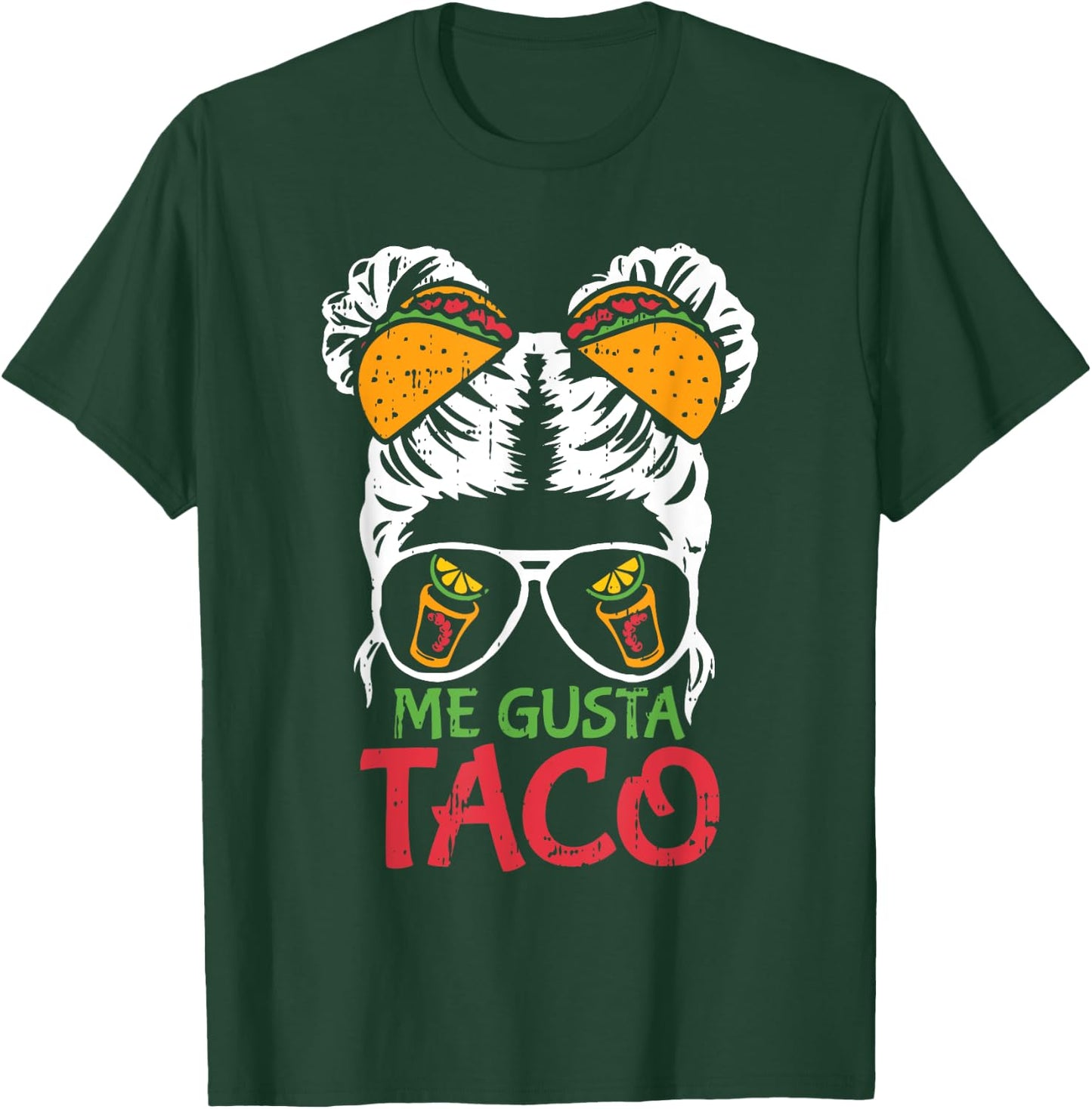 Me Gusta Taco Cinco De Mayo Funny Mexican Fiesta Women T-Shirt - T-Shirt | Forest