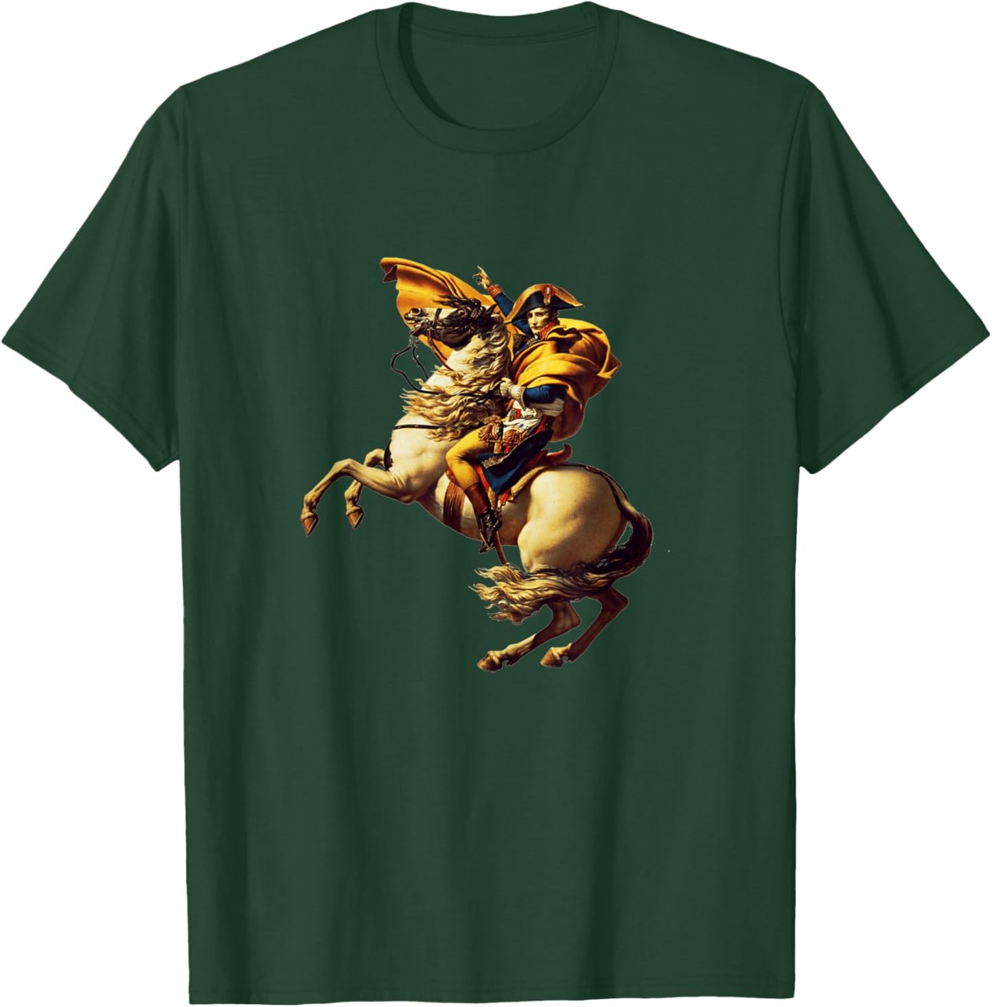 Napoleon Bonaparte Crossing The Alps T-Shirt - T-Shirt | Forest