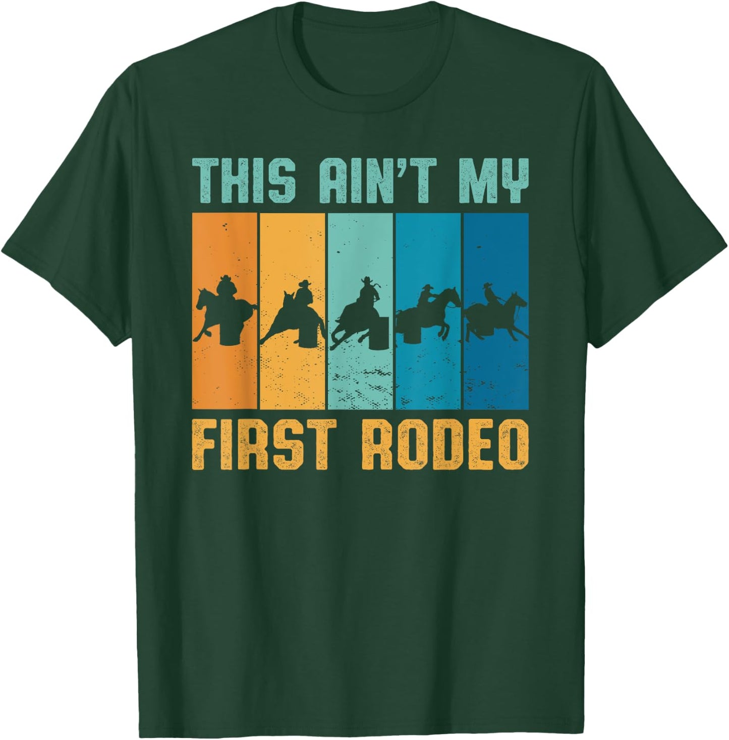 This ain't my first Rodeo Vintage Cowgirl Cowboy T-Shirt - T-Shirt | Forest
