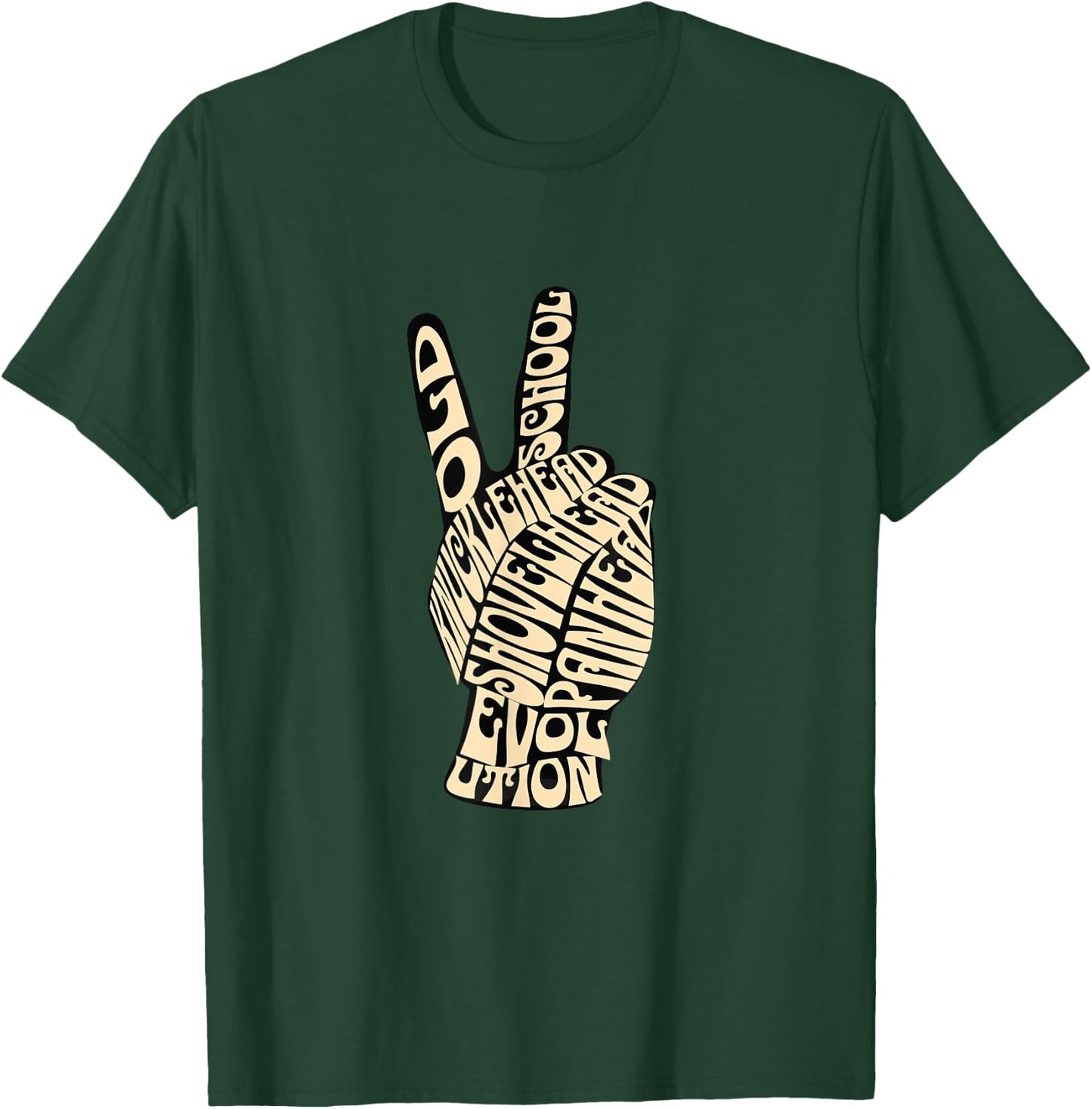 HD Shovelhead Knucklehead PanHead Evo Retro Old School T-Shirt - T-Shirt | Forest