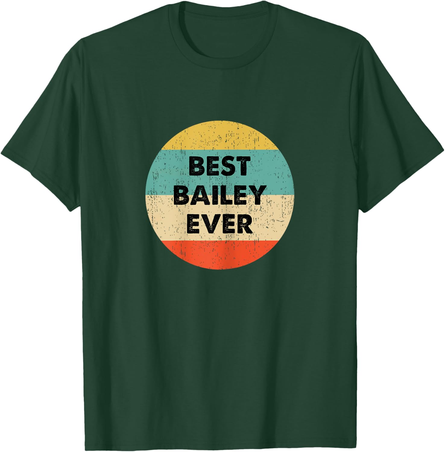 Bailey Name T-Shirt - T-Shirt | Forest