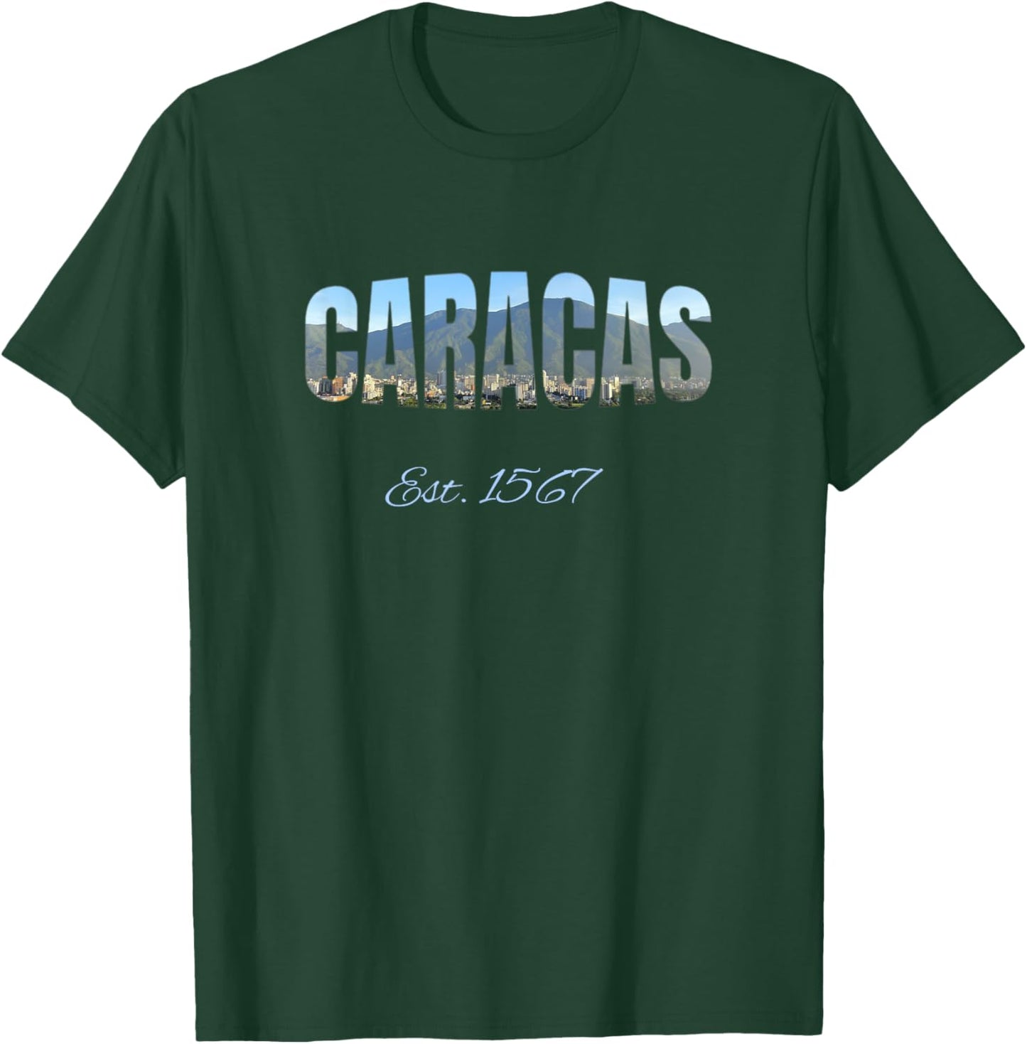 Caracas Est. 1567 | Venezuela Novelty Gift T-Shirt - T-Shirt | Forest