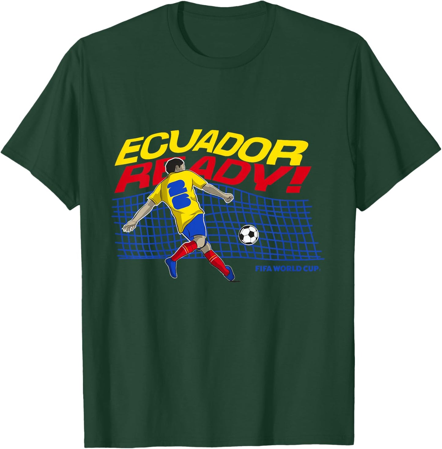 Kids FIFA WORLD CUP26 Qualifier Ecuador Ready T-Shirt - T-Shirt | Forest