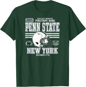 Penn State Nittany Lions Pinstripe Bowl 2025 Football Navy T-Shirt - T-Shirt | Forest
