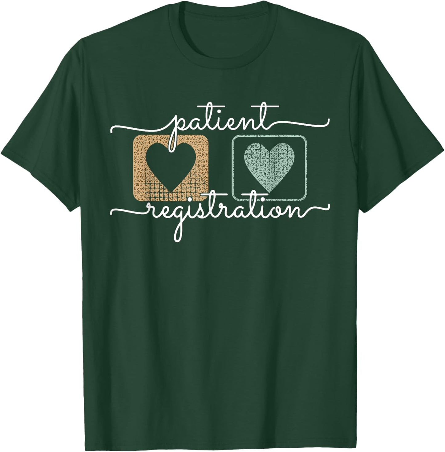 Patient Registration ER Registrar Emergency Department Nurse T-Shirt - T-Shirt | Forest