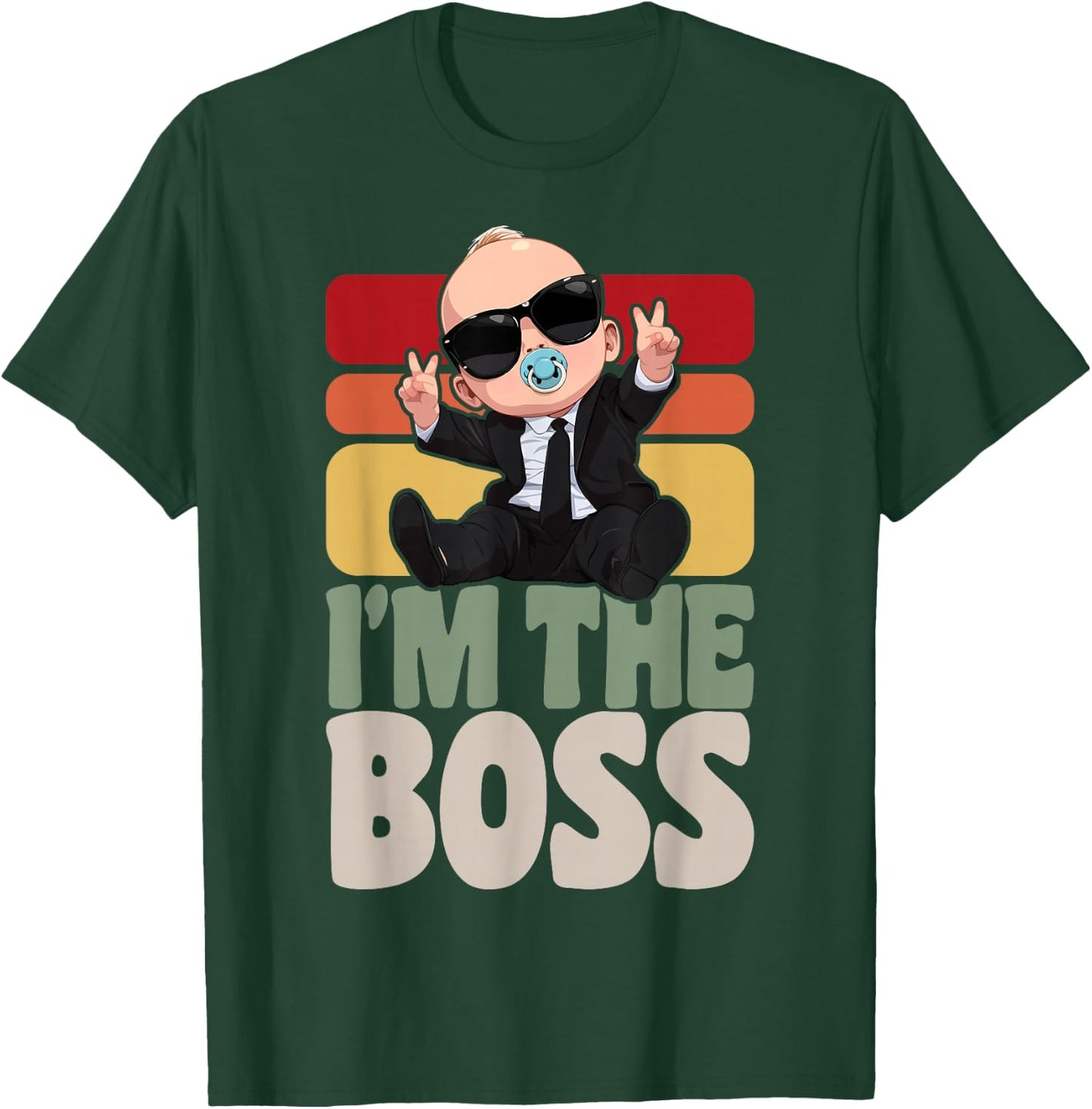 Baby Boss I'm The Boss Like A Boss Kids T-Shirt - T-Shirt | Forest