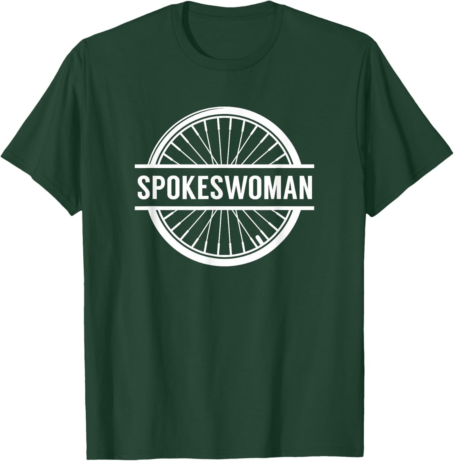 Spokeswoman Shirt, Biking Shirt, Cycling Gift T-Shirt - T-Shirt | Forest