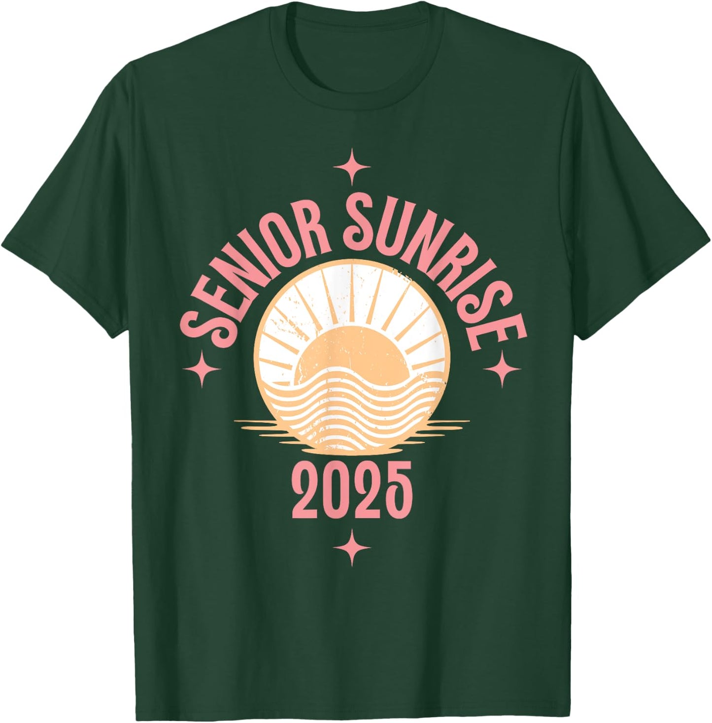 Magical Senior Sunrise 2025 High School 12th Twelfth Grade T-Shirt - T-Shirt | Forest