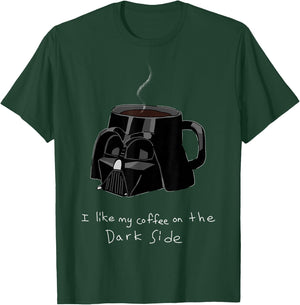 Star Wars Darth Vader Mug I Like My Coffee On The Dark Side T-Shirt - T-Shirt | Forest