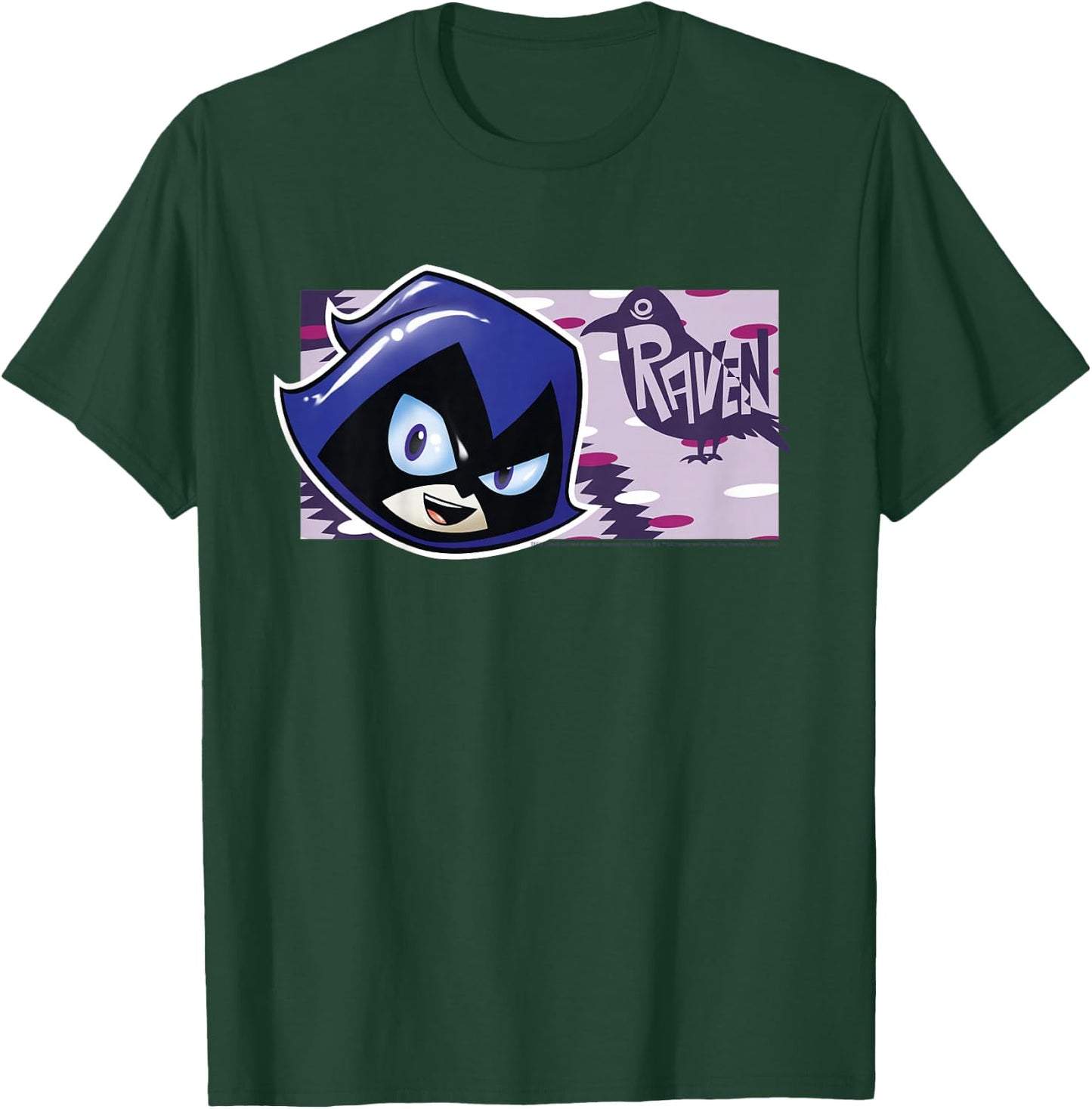 Kids DC Comics Teen Titans Go! Raven Character Panel T-Shirt - T-Shirt | Forest