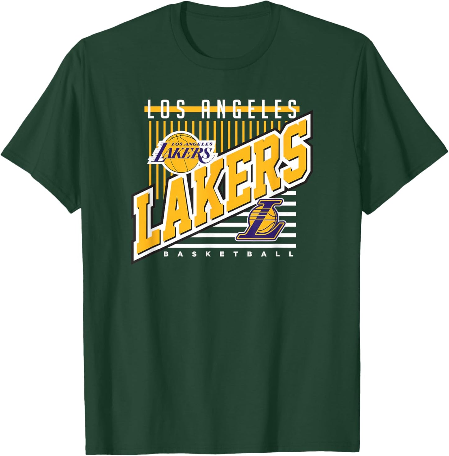 LOS ANGELES LAKERS NBA Los Angeles Lakers Rise Above Black T-Shirt - T-Shirt | Forest