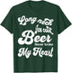 Long Neck Ice Cold Beer Never Broke My Heart T-Shirt - T-Shirt | Forest