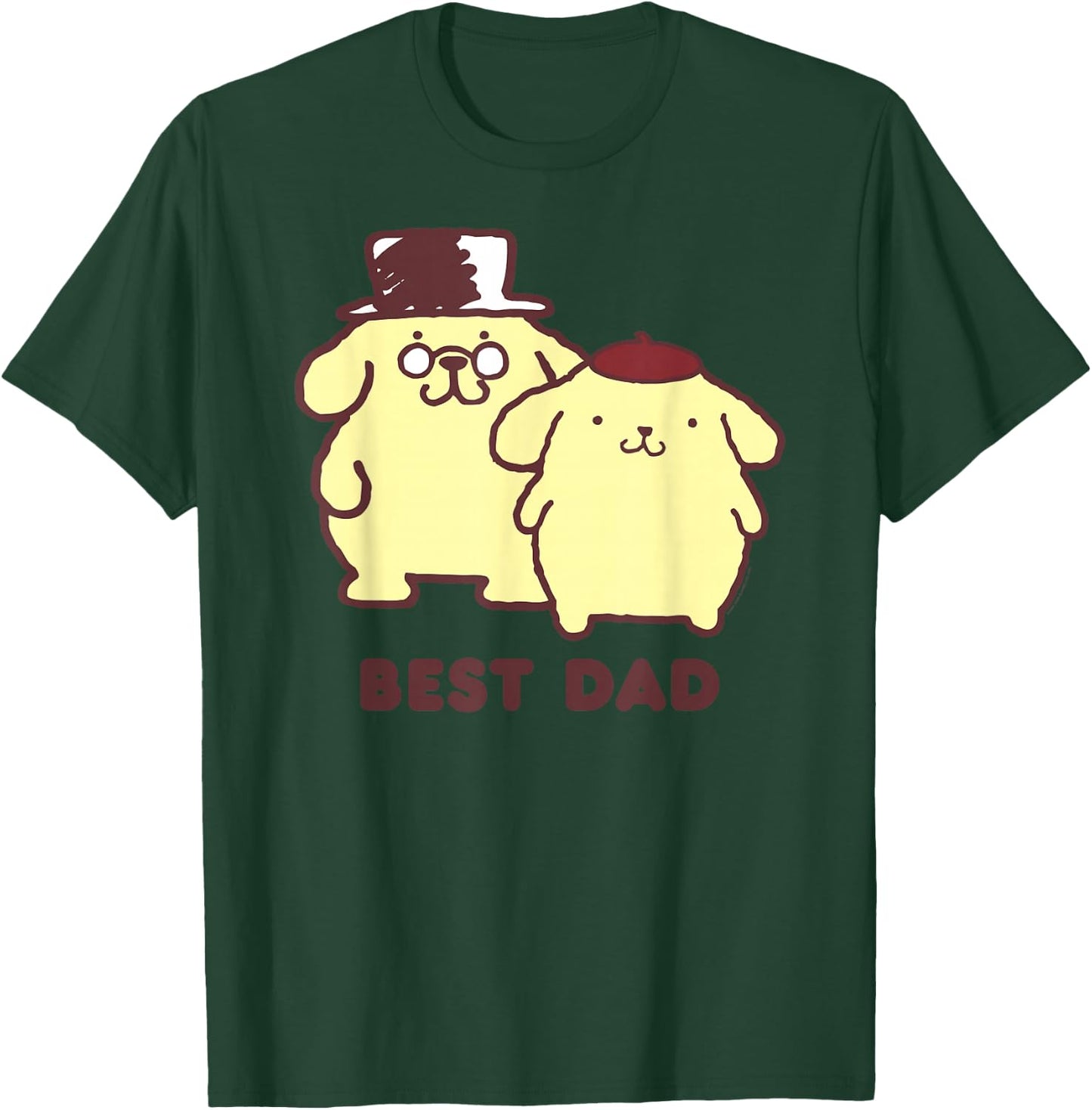 Pompompurin Best Dad Father's Day T-Shirt - T-Shirt | Forest