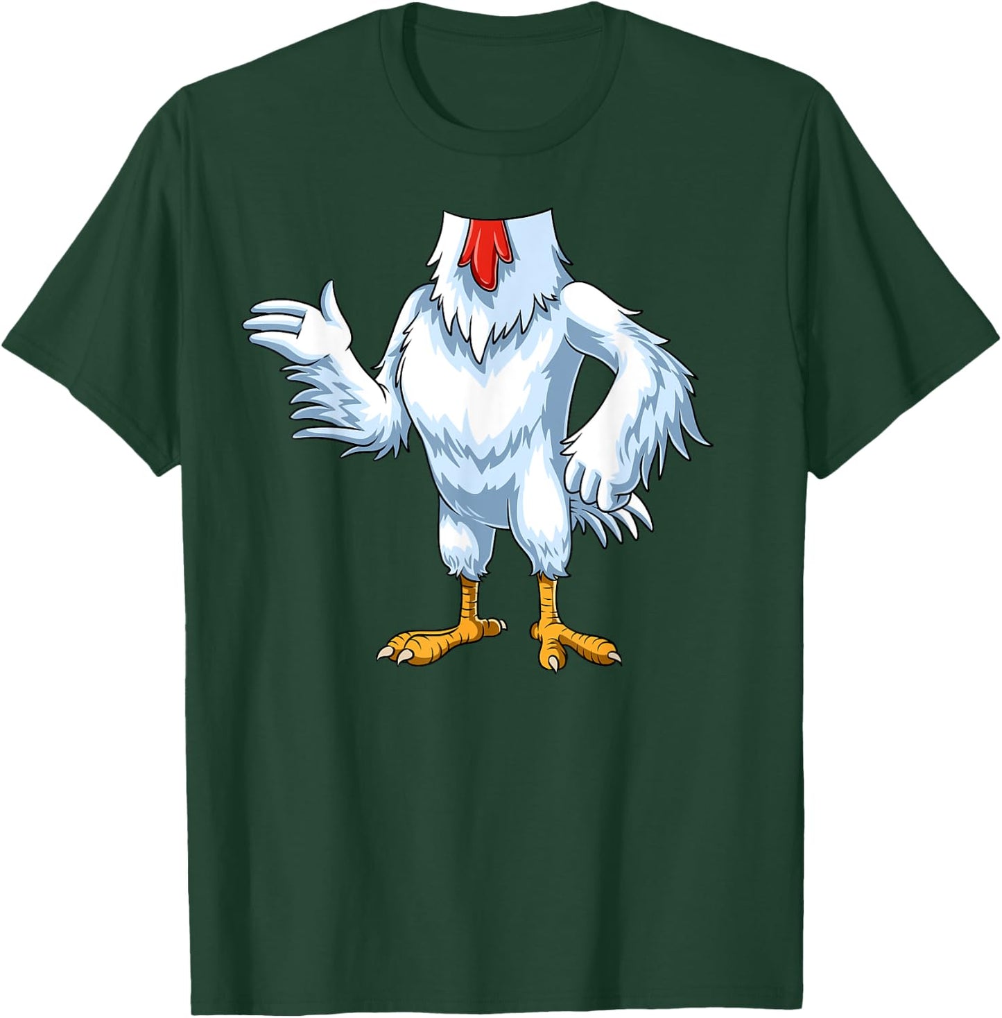 Easy Chicken Costume Chicken Body Headless Chicken Costume T-Shirt - T-Shirt | Forest