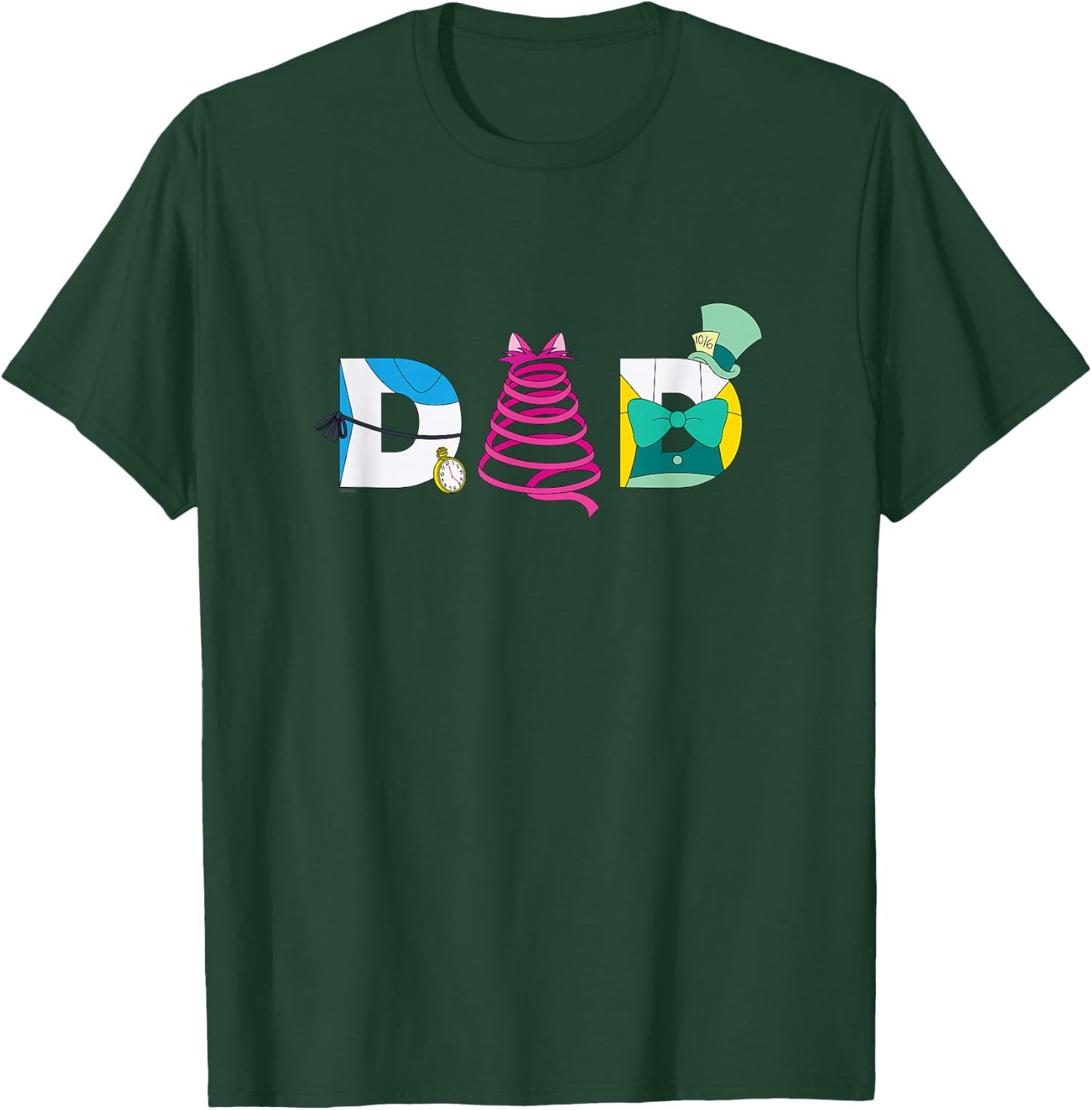 Disney Alice in Wonderland Father’s Day Birthday Best Dad T-Shirt - T-Shirt | Forest