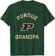 Purdue University Boilermakers Arched Grandpa T-Shirt - T-Shirt | Forest