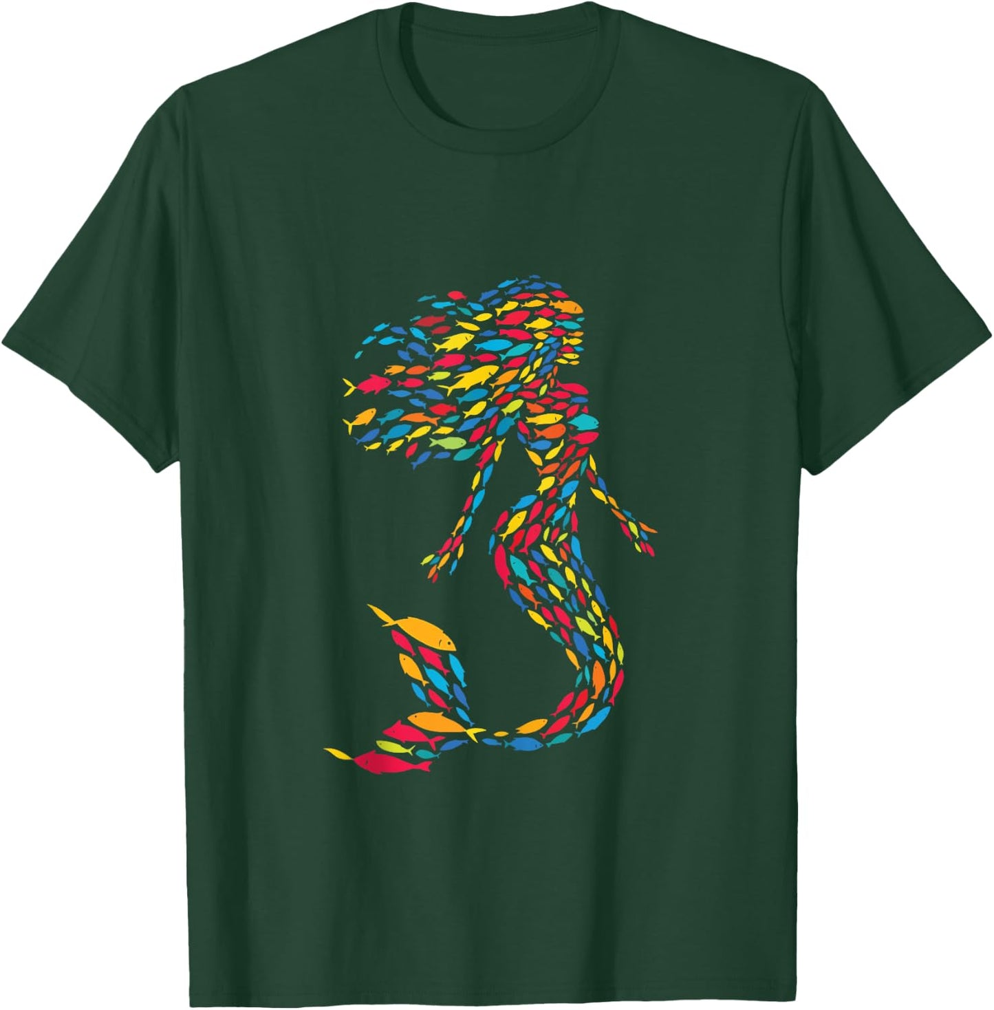 Mermaid Fish T-Shirt - T-Shirt | Forest