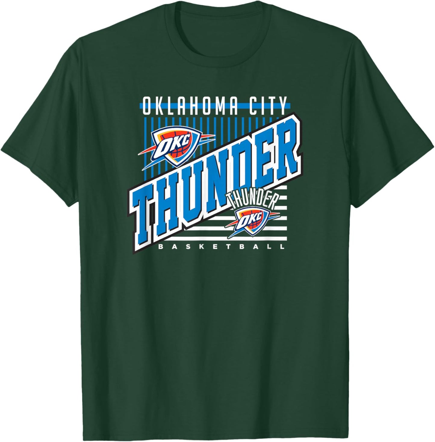 Oklahoma City Thunder NBA Team - Black, Small, -Adults & -Kids T-Shirt - T-Shirt | Forest