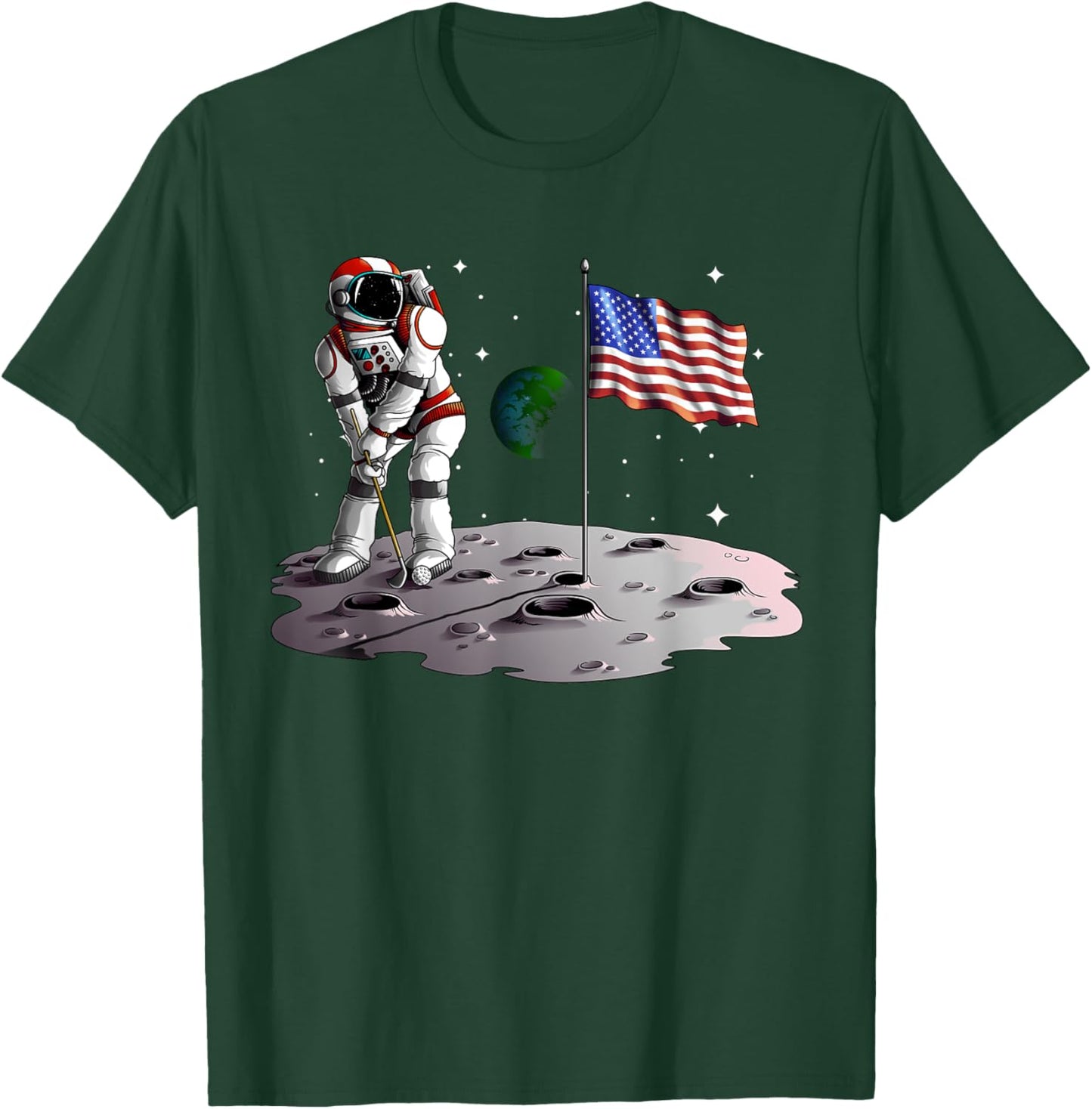 Cool Astronaut Art For Kids Boys Men Space Themed Galaxy T-Shirt - T-Shirt | Forest
