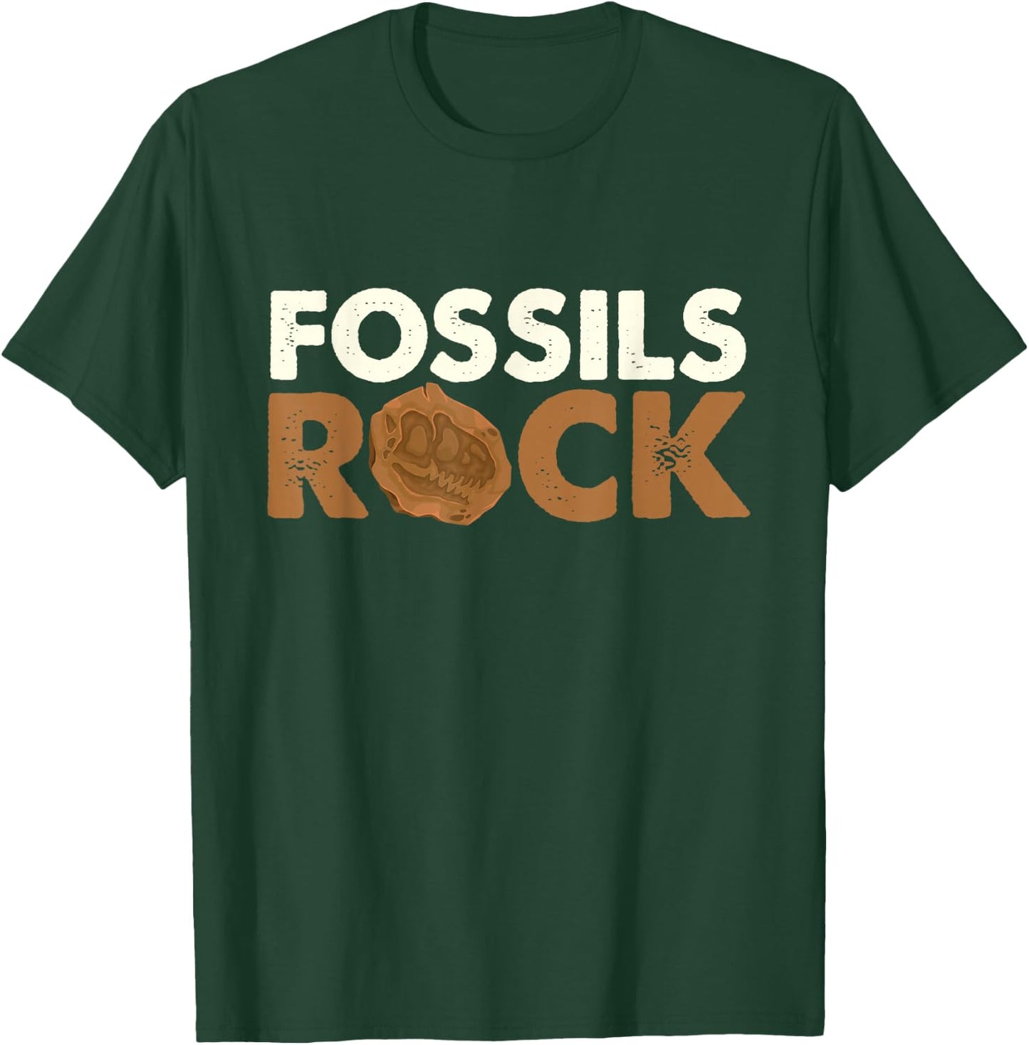Fossils Rock - Rock Collector Geode Hunter Geology T-Shirt - T-Shirt | Forest