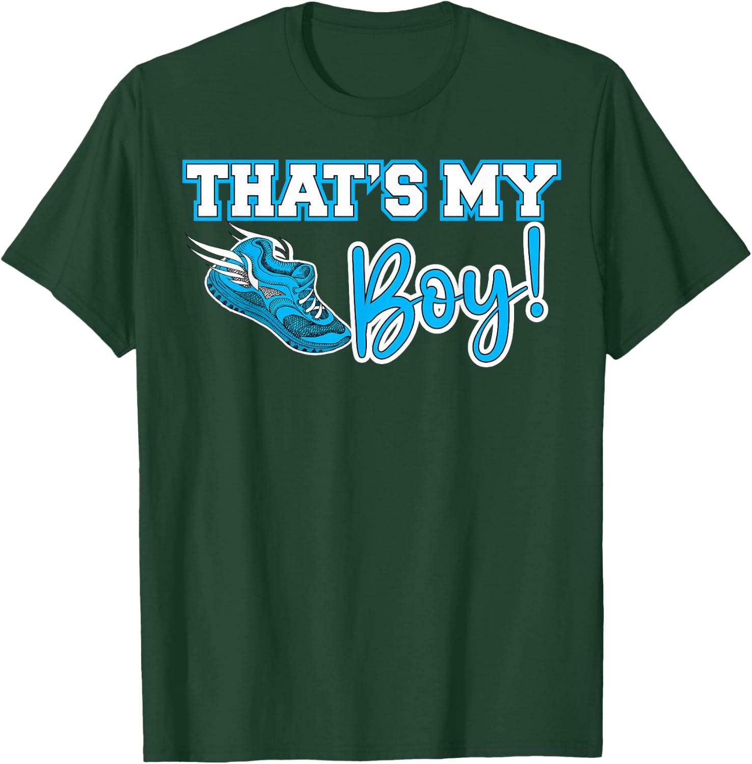 Track and Field Mom That's My Boy High School Sports Mother T-Shirt - T-Shirt | Forest