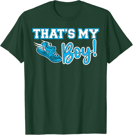 Track and Field Mom That's My Boy High School Sports Mother T-Shirt - T-Shirt | Forest