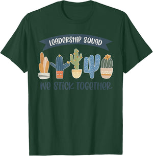 Leadership Squad We Stick Together Teacher Student Women Kids T-Shirt - T-Shirt | Forest